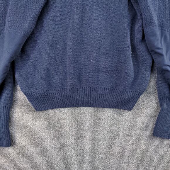 Vintage Military Equipment Company Knit Sweater Mens 40R Blue Pullover V-Neck - Picture 7 of 12